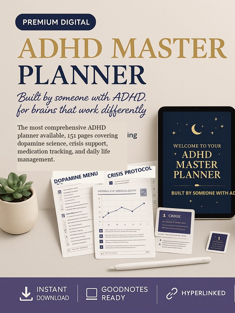 Premium ADHD Master Planner cover